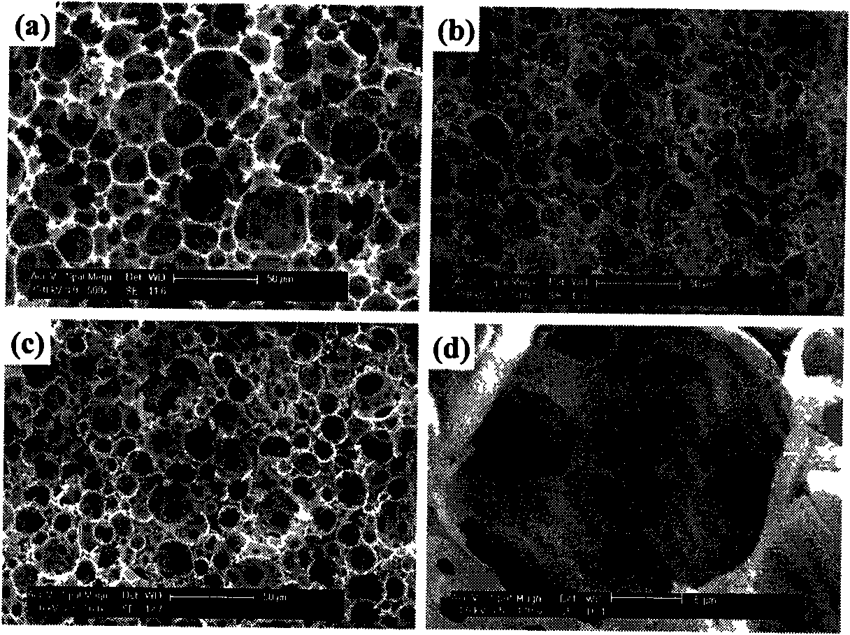 Mesoporous-macroporous integral catalyst for purifying CO in hydrogen-rich gas and preparation