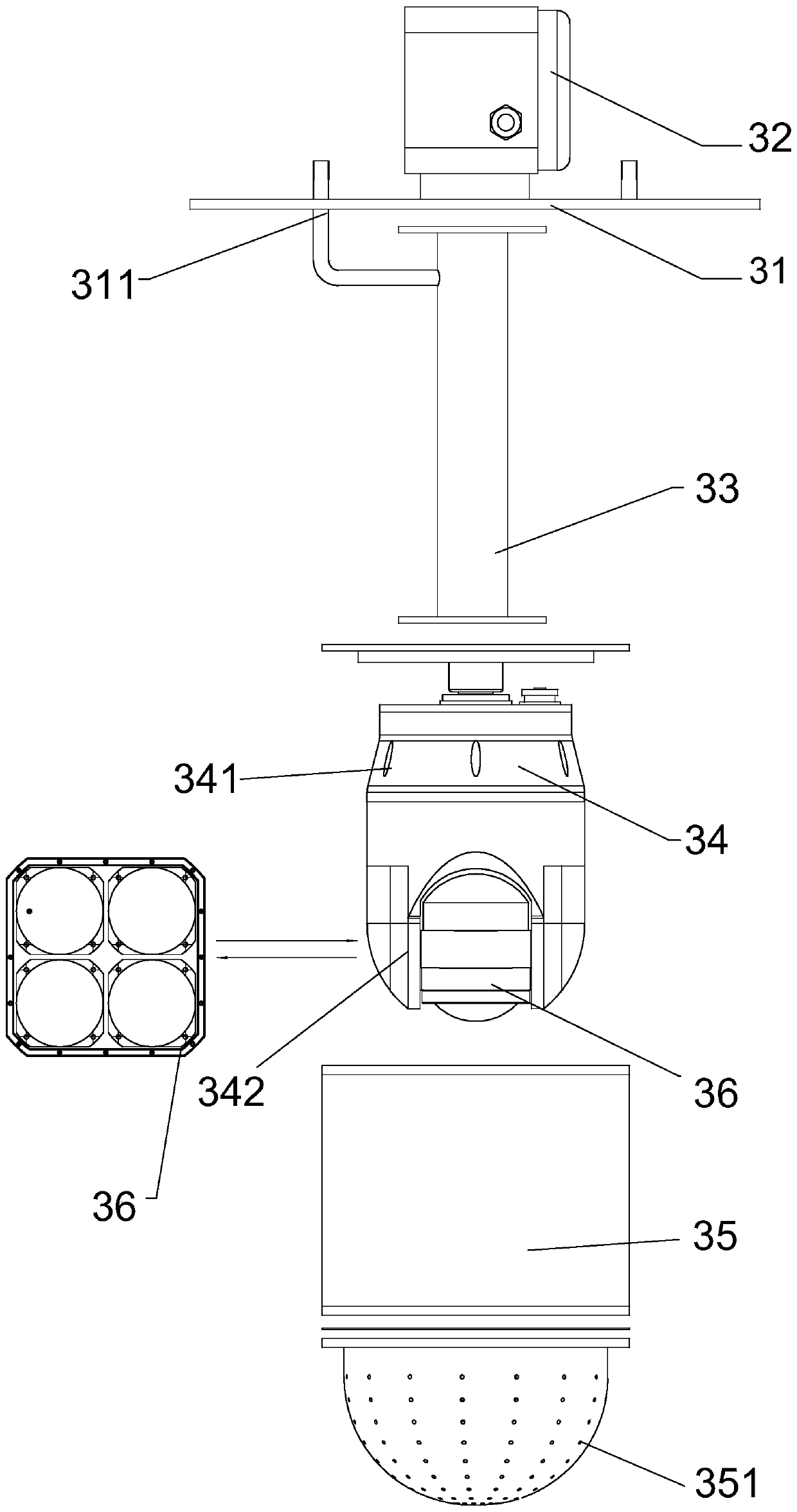 3D radar scanner for blast furnace burden surface imaging and blast furnace burden surface detection system