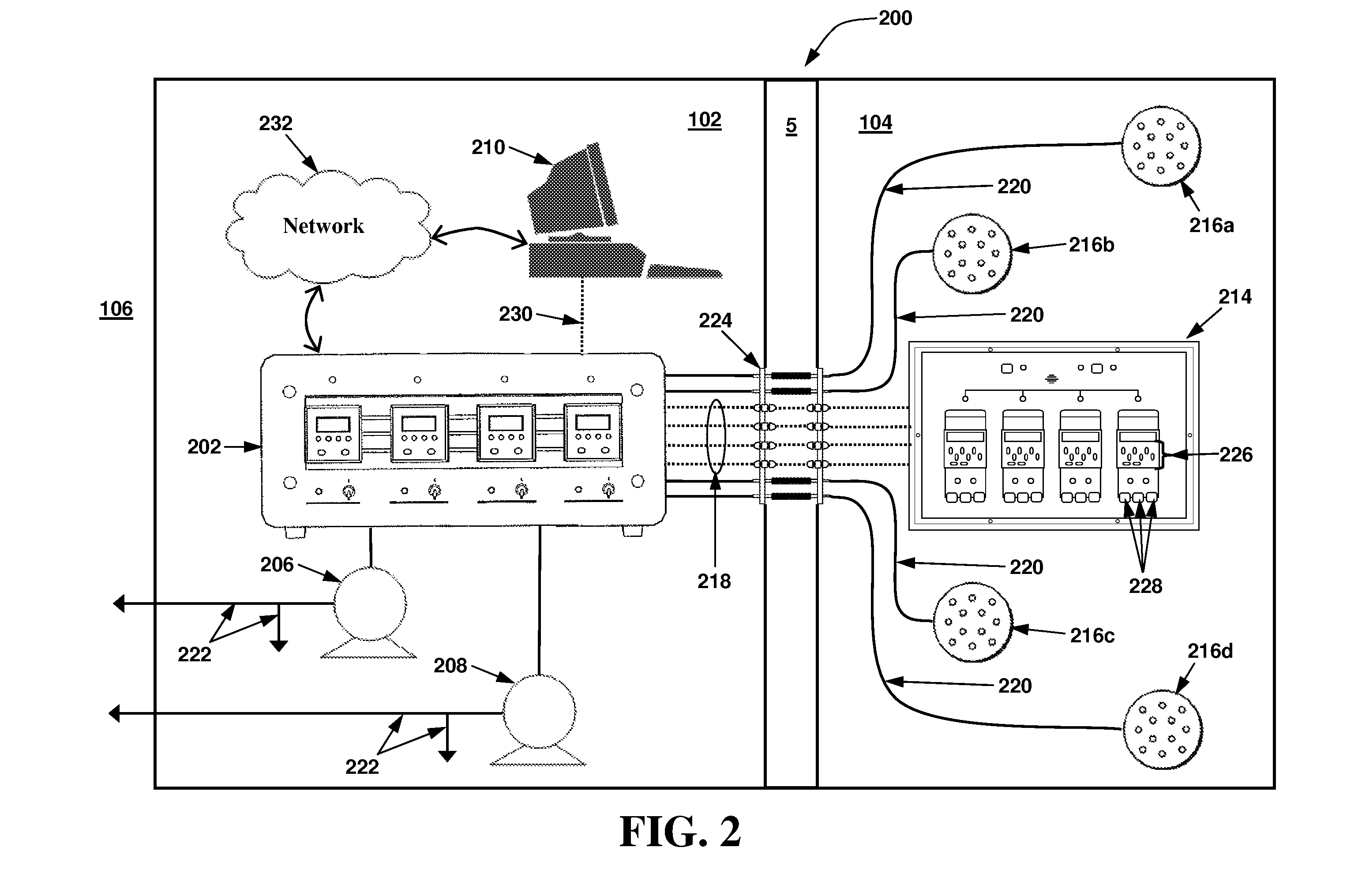 Air sampling system having a plurality of air sampling devices with their own flow switches