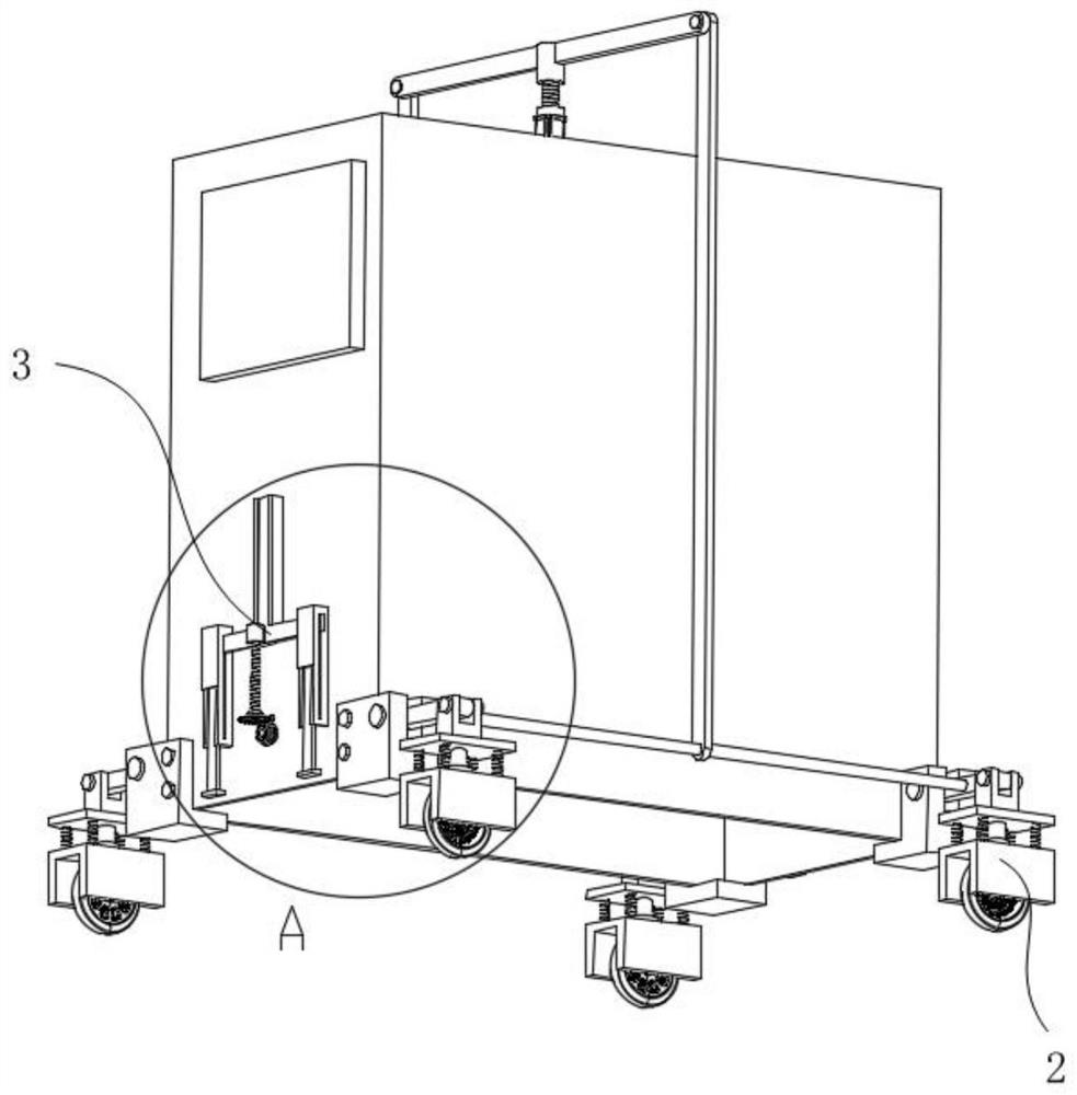 Movable anti-toppling computer case