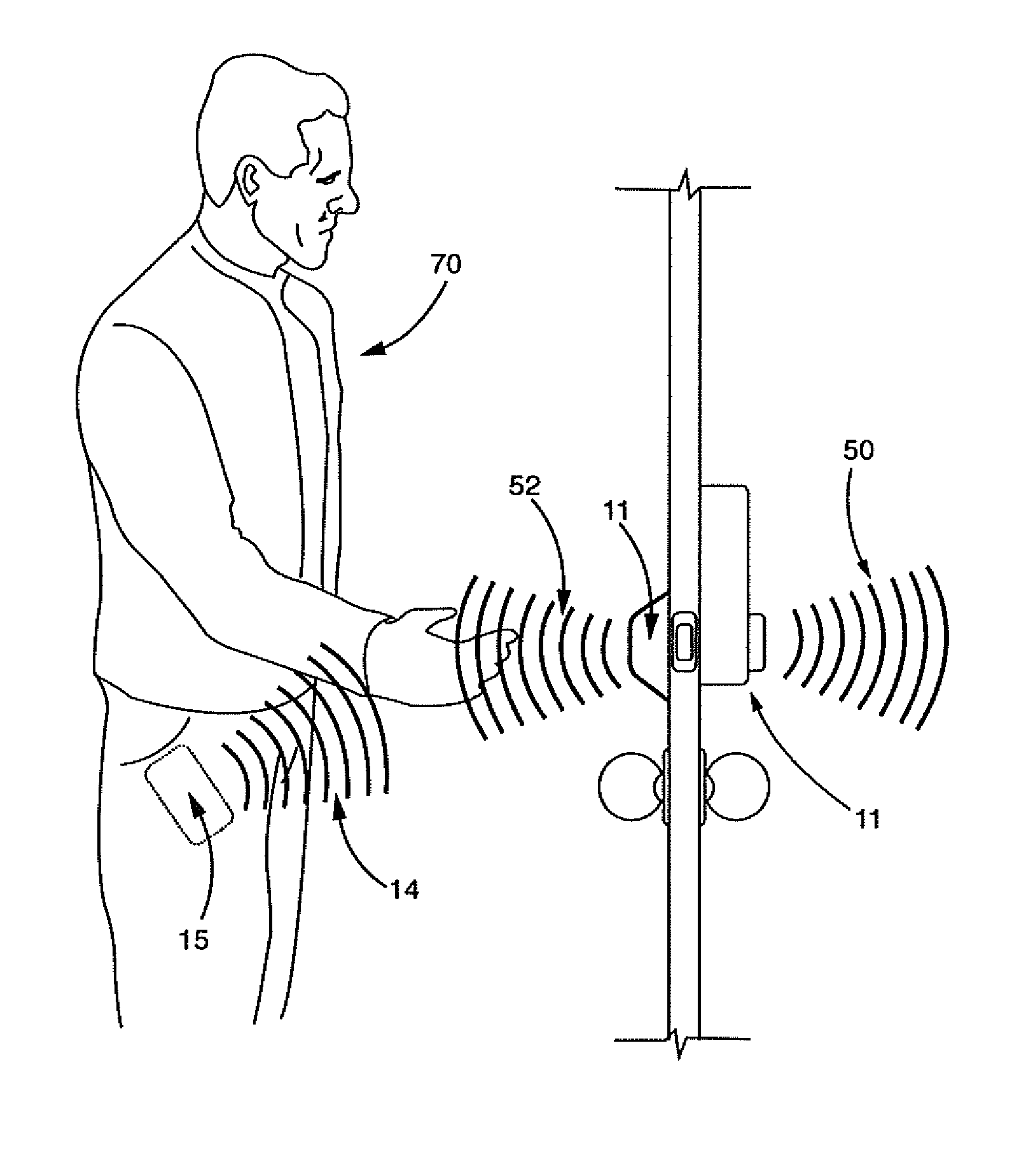 Wireless access control system and related methods