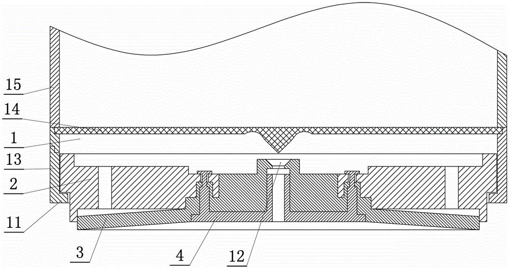 Knock-down prevention base of cup