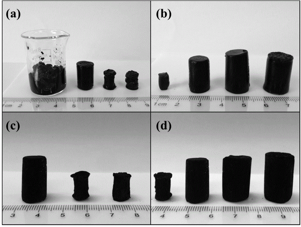 Carbon doped nano tube aerogel and preparation method and application thereof