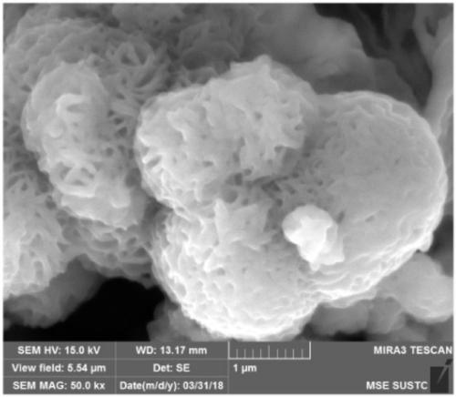 Coral-shaped copper-molybdenum-sulfur microsphere embedded graphene nano sheet and synthesis method and application thereof