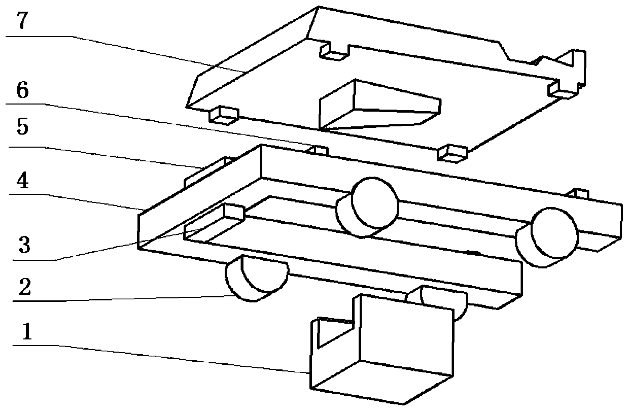 AGV carrying device and method