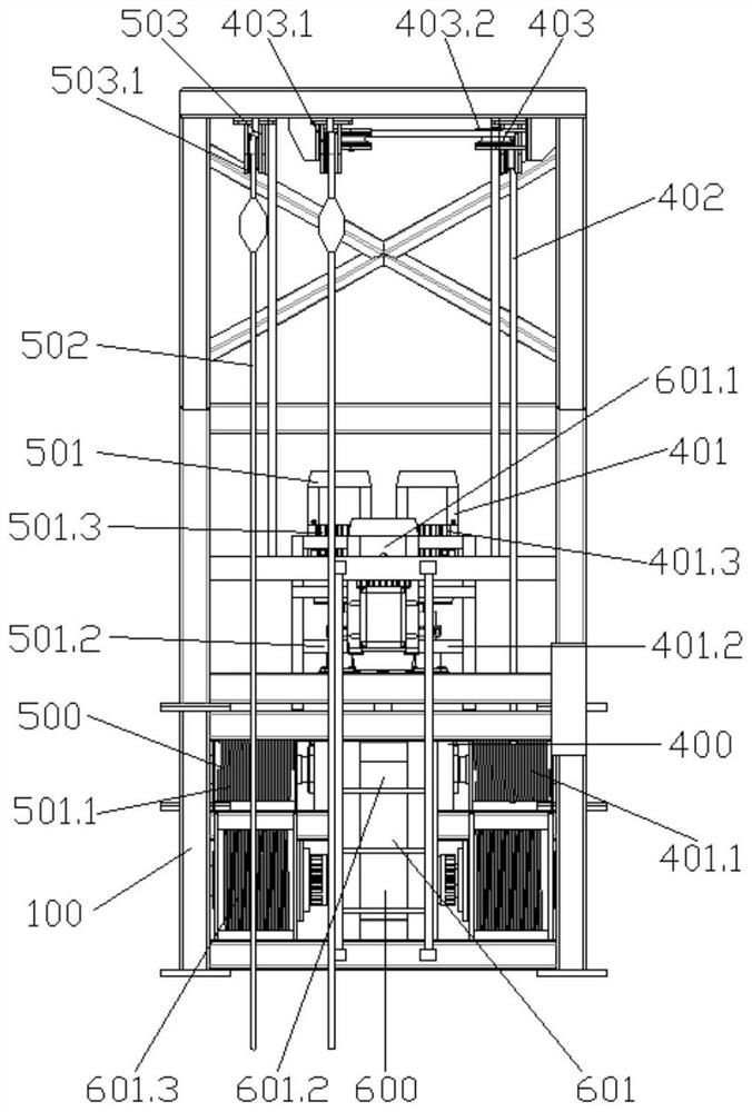 Mechanized folding and unfolding device for flat net and net bag