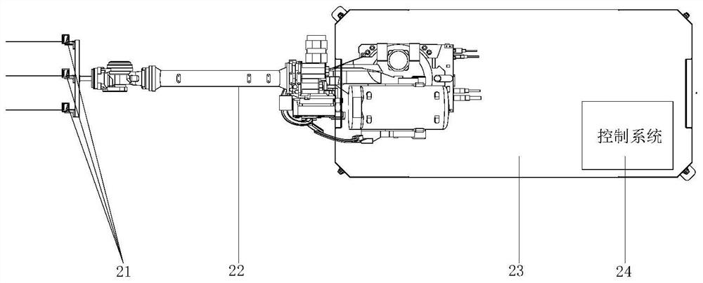 Blade following control method and device and operation machine