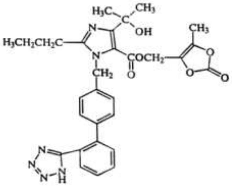 Olmesartan medoxomil dispersible tablet and preparation method thereof