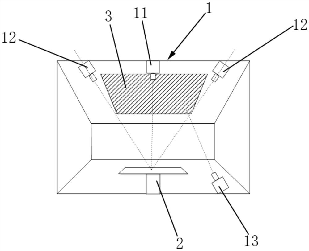 Three-dimensional surface shape detection method and device