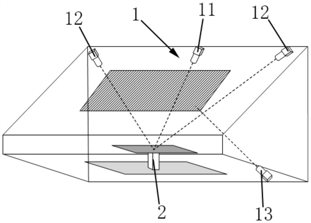 Three-dimensional surface shape detection method and device