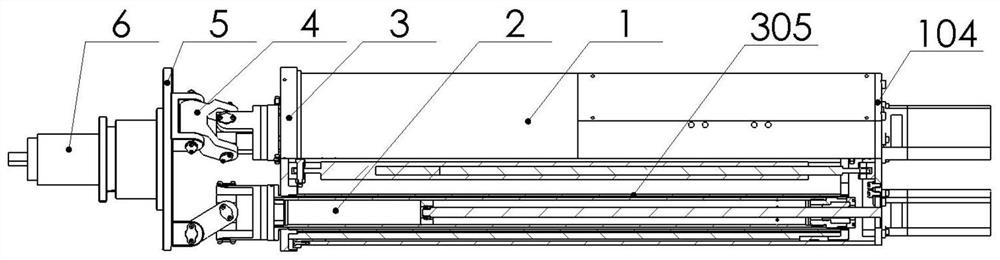 Compact machining and assembling device