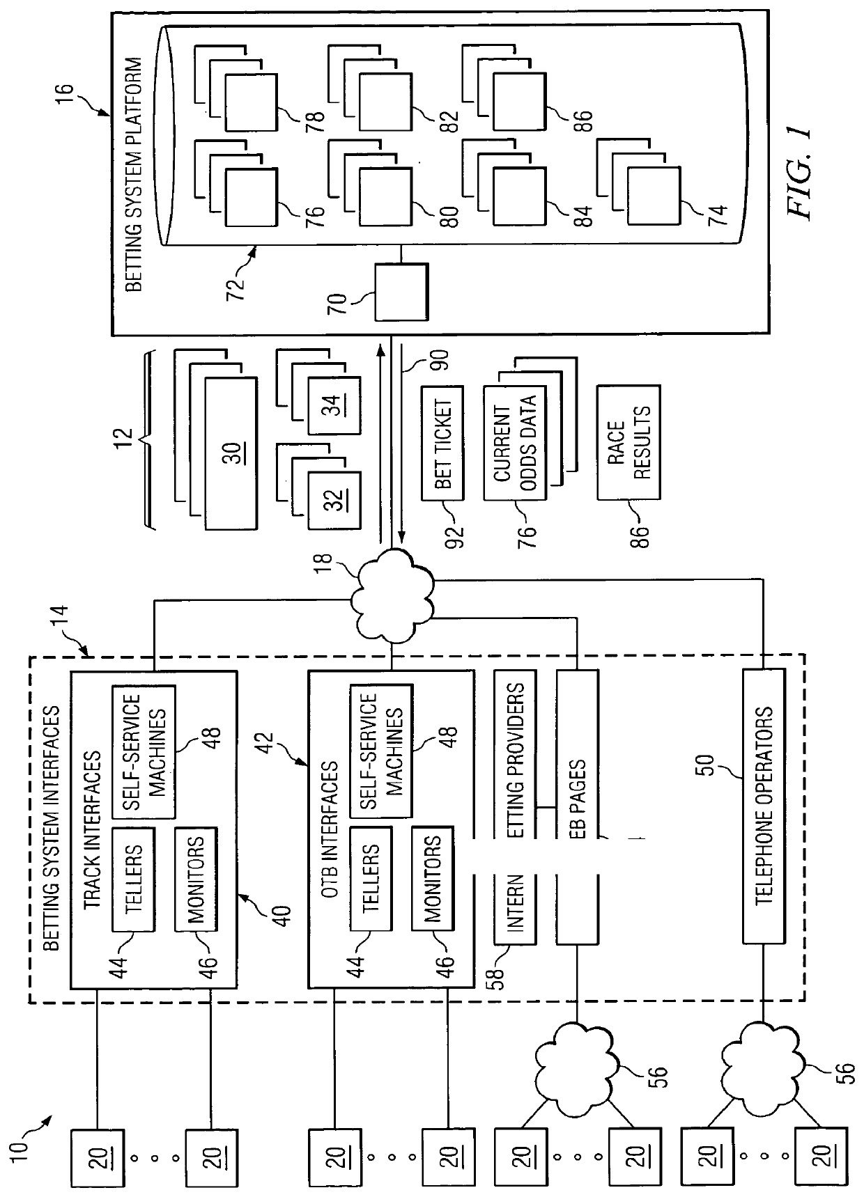 System and method for conducting a jackpot race event