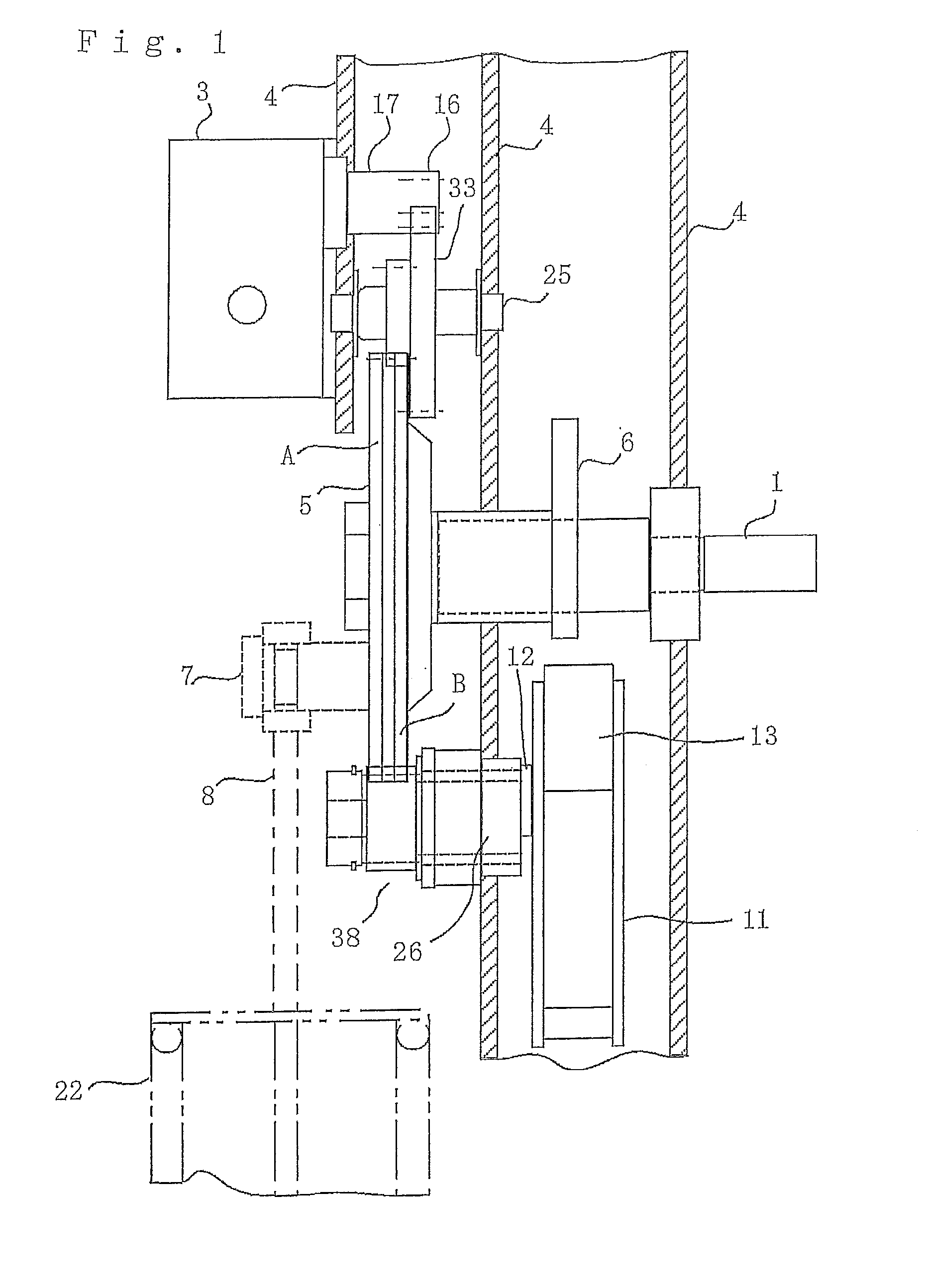 Energy storage mechanism for switching device