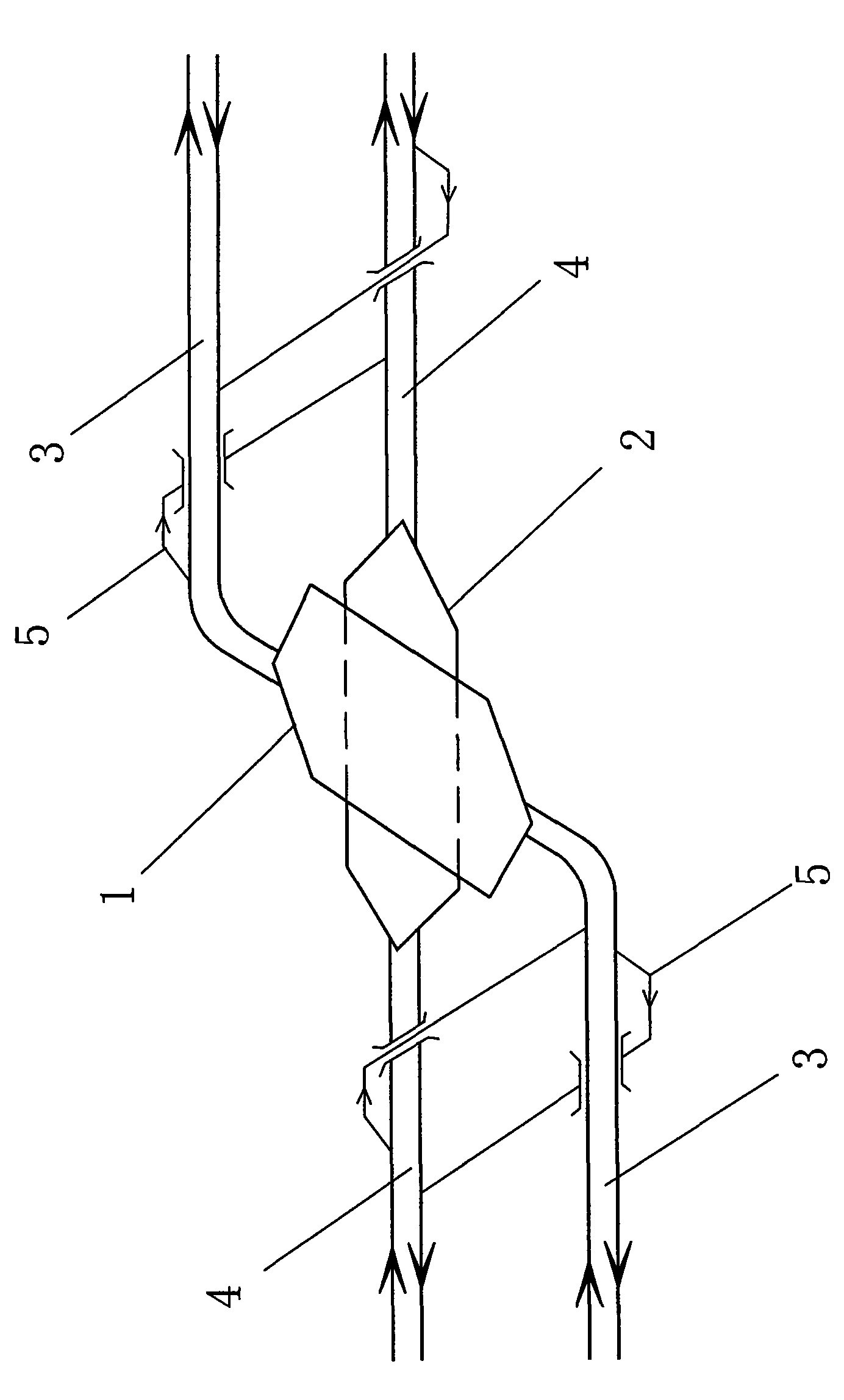 Large passenger station structure for passenger special line