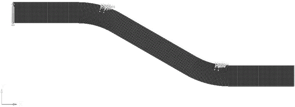 Simplified analysis method for collision bending of thin-wall curved beam of automotive body