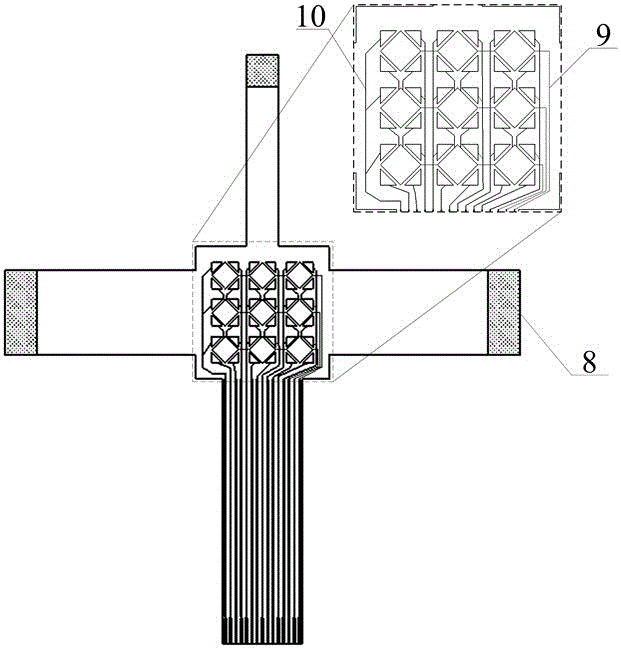 Wearable flexible tactile sensor for prosthetic hand and its tactile detection system