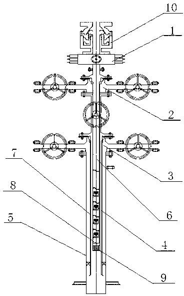 Drainage gas recovery device and method