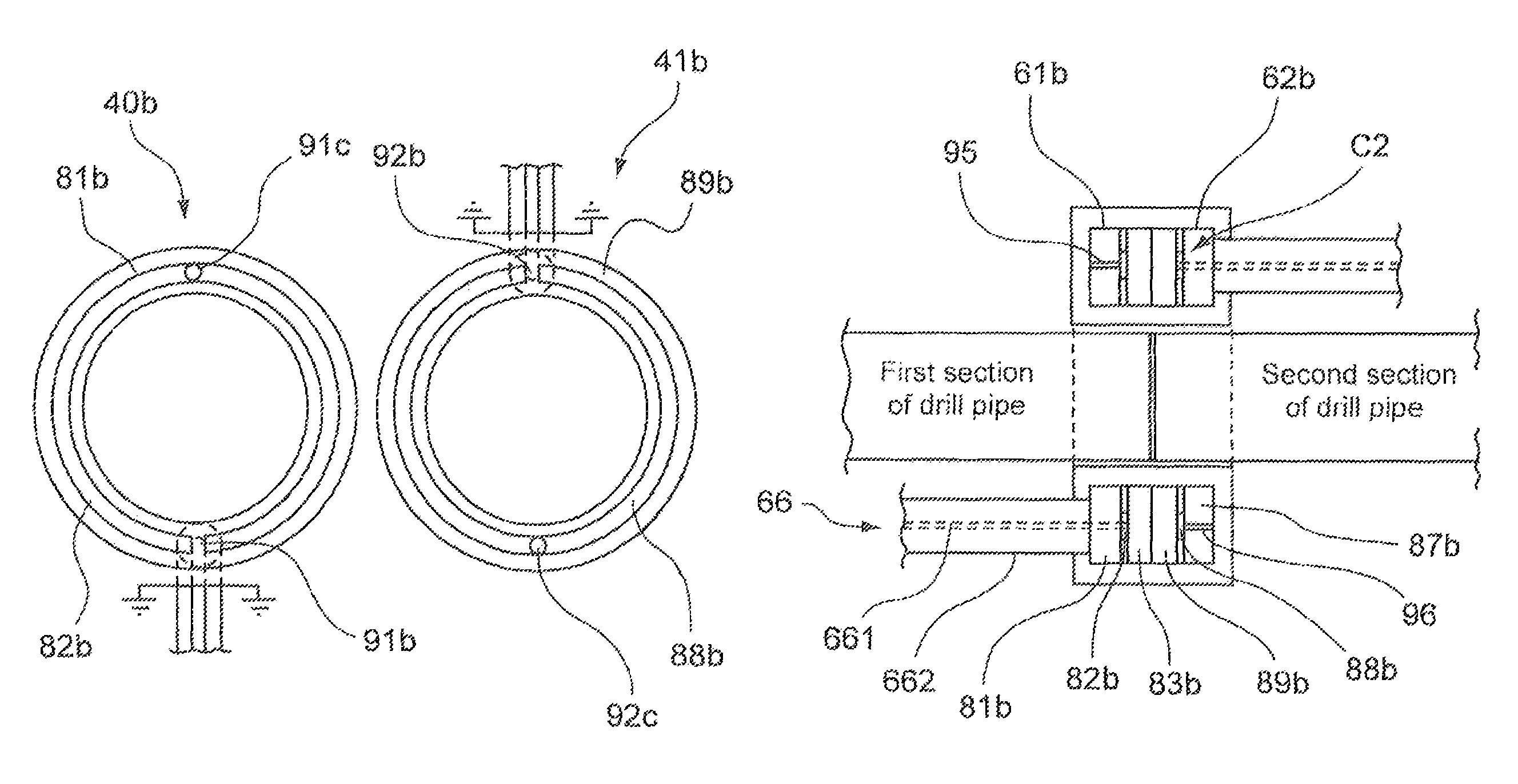 Contactless data communications coupling