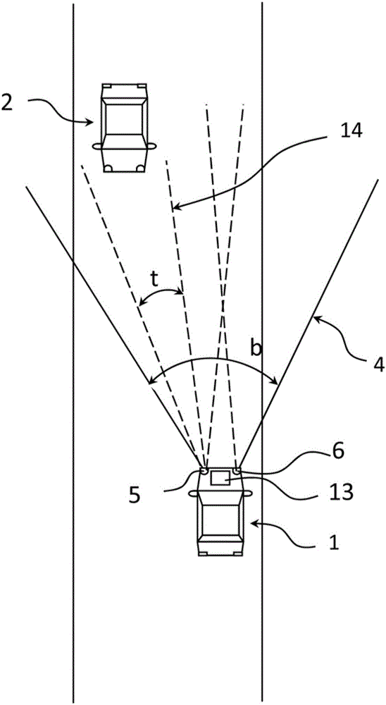 Headlamp device for a motor vehicle