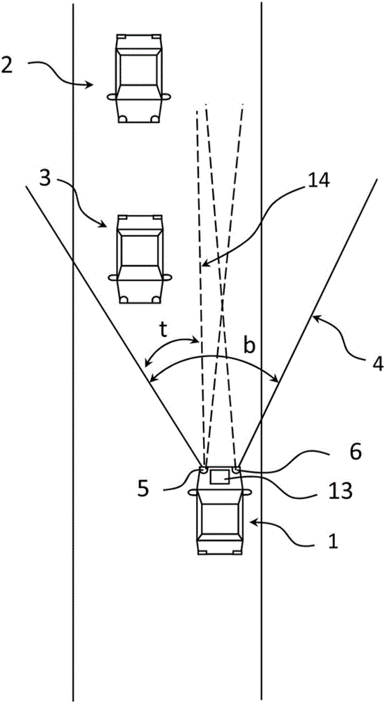 Headlamp device for a motor vehicle