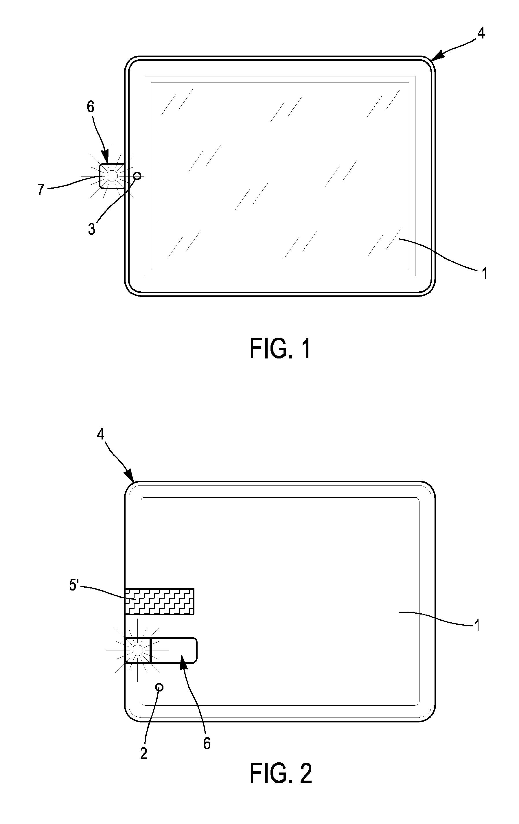 Photographic lighting system for tactile tablet