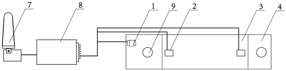 Online monitoring method and system for tearing fault of shear spring