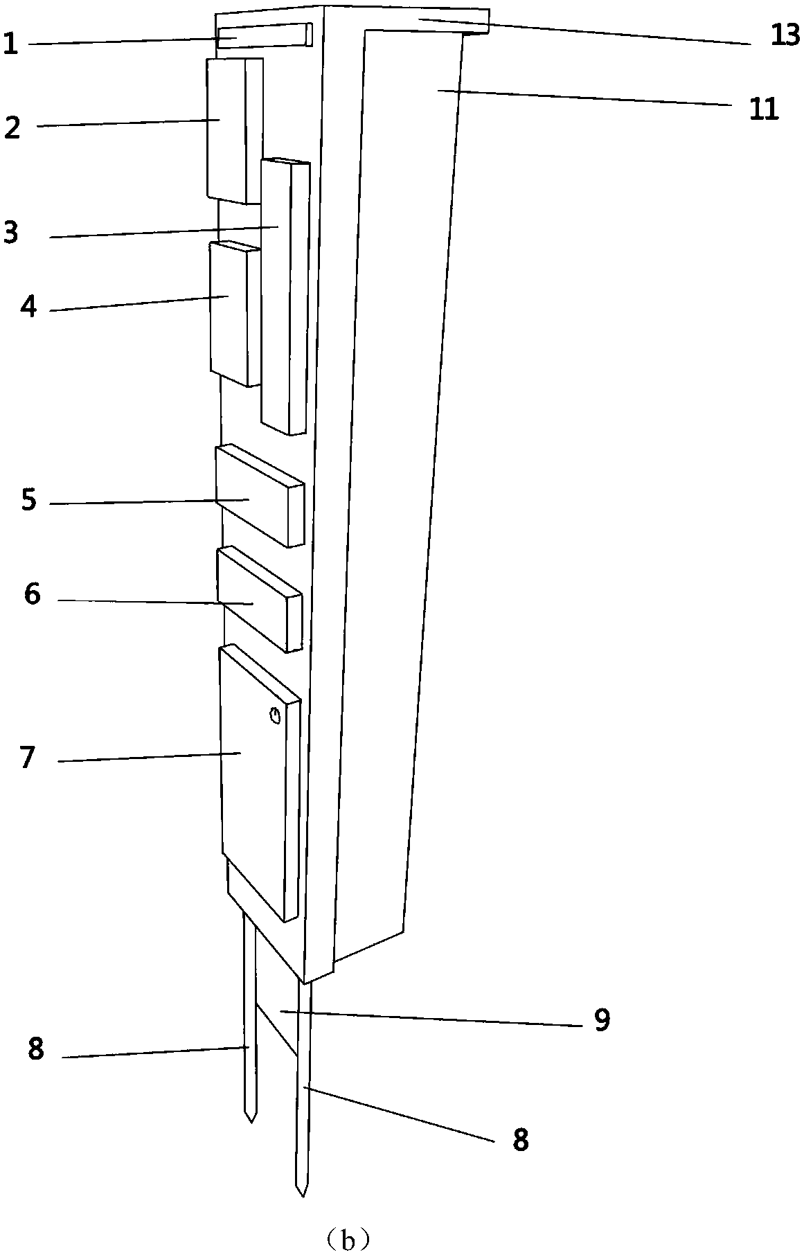 Portable urban greening auxiliary planning equipment