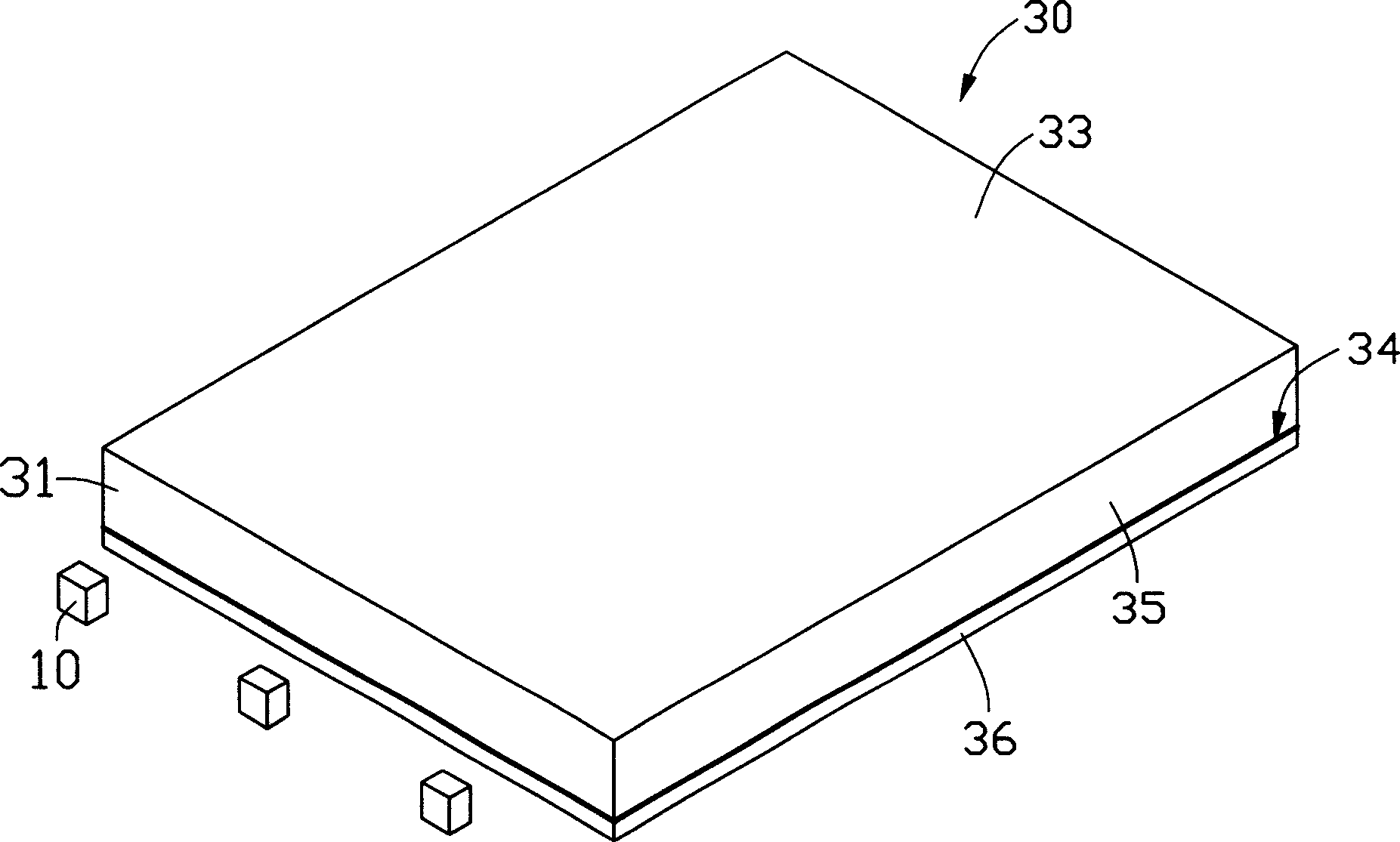 Light guide board and its manufacturing method