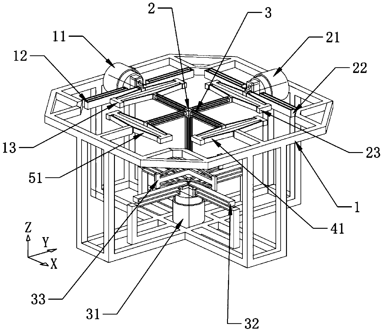 Three-dimensional constant-force parallel flexible micro-positioning platform