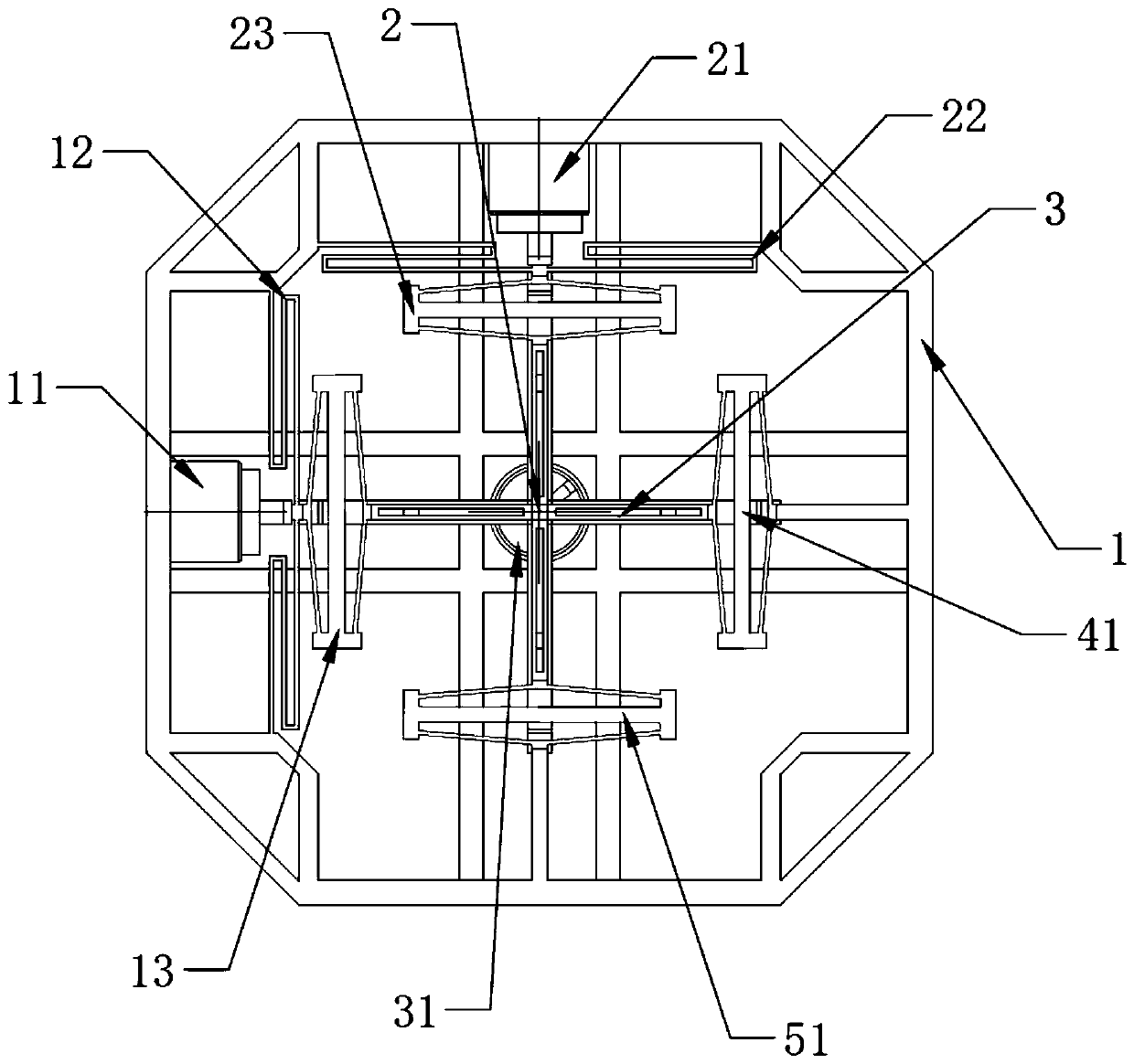 Three-dimensional constant-force parallel flexible micro-positioning platform