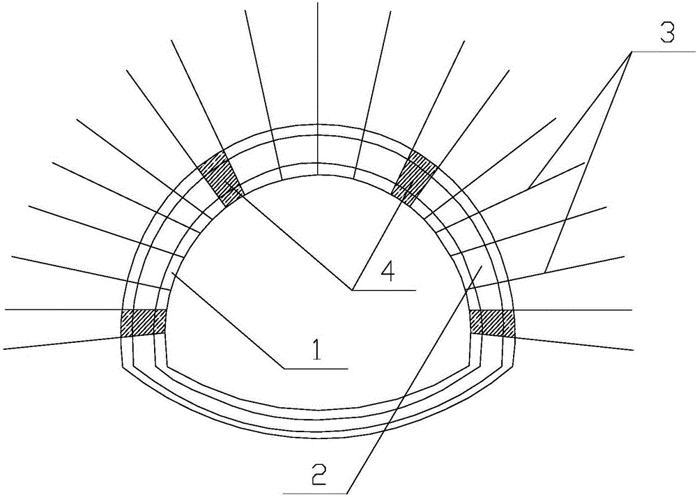 Tunnel yielding type shoring system