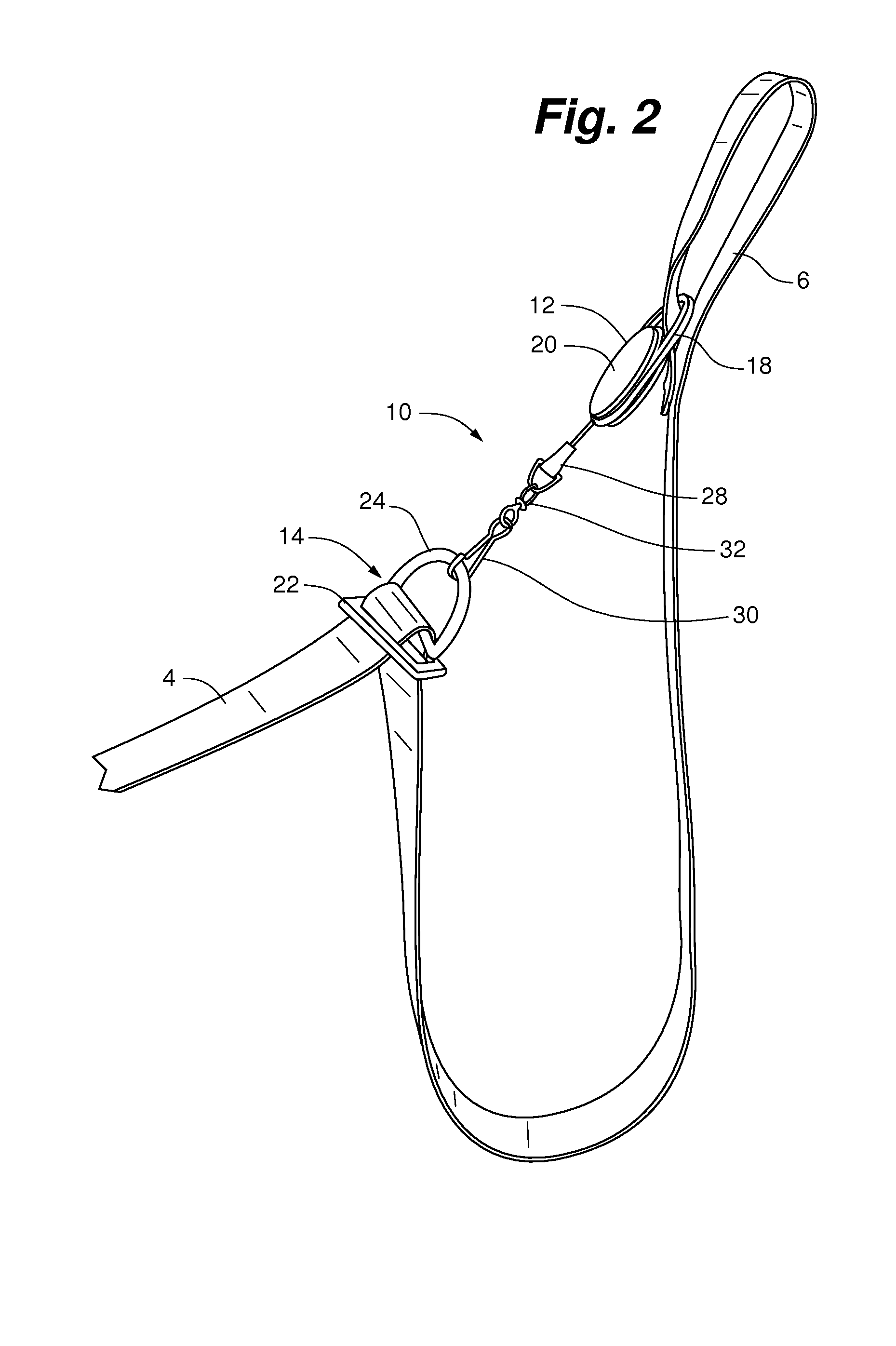 Leash slack control system