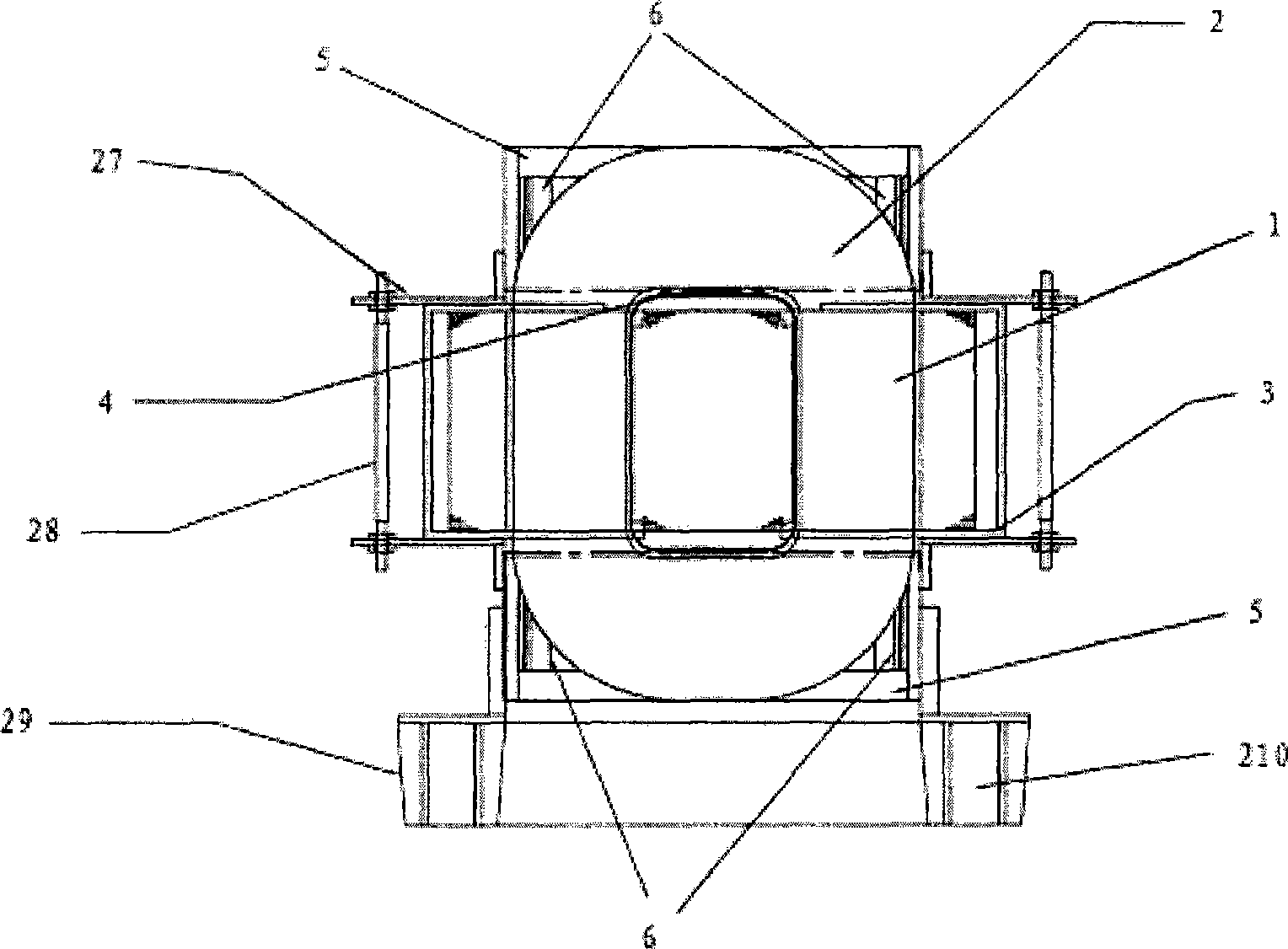 Body of shell type amorphous alloy transformer