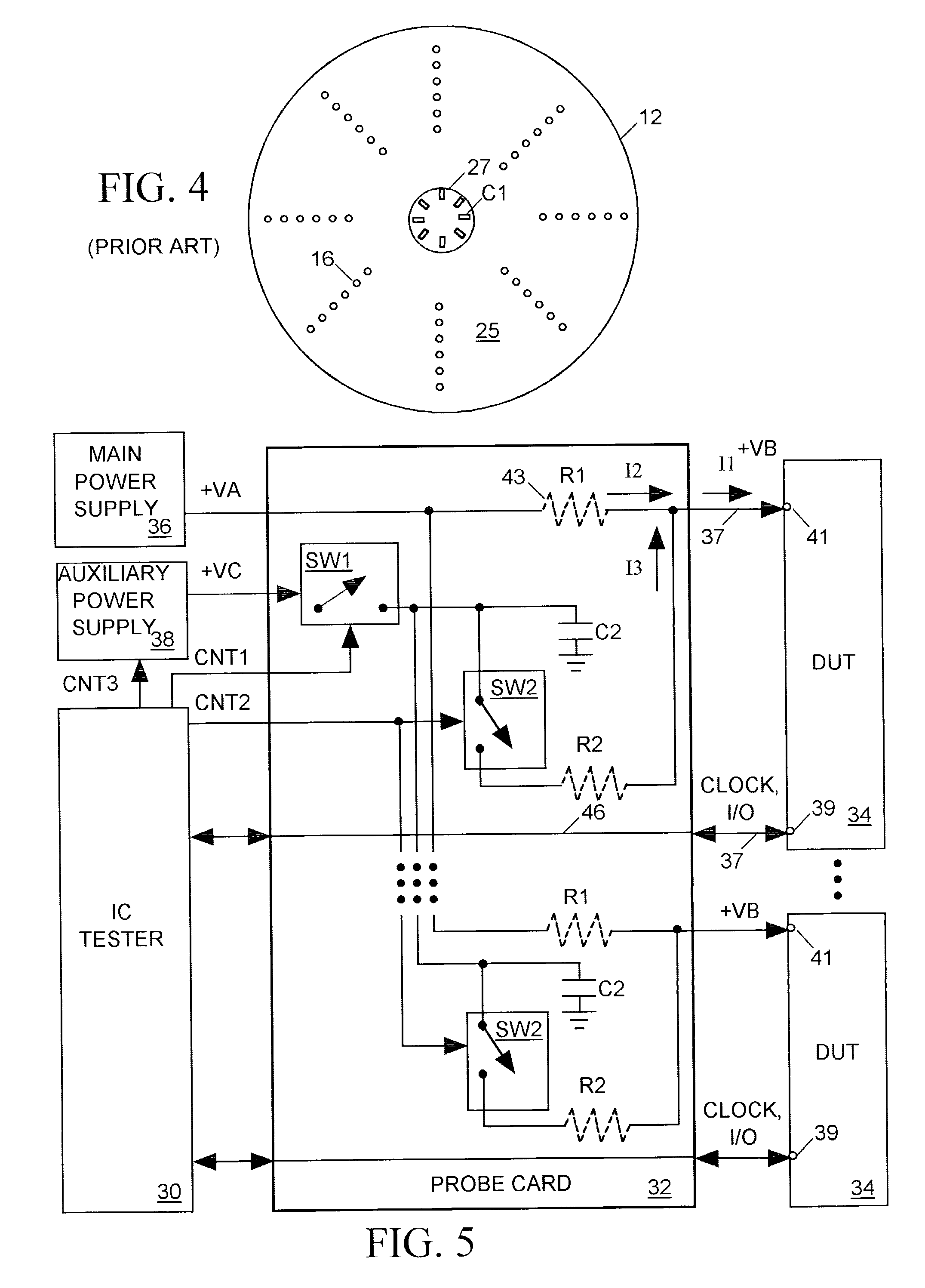 Predictive, adaptive power supply for an integrated circuit under test