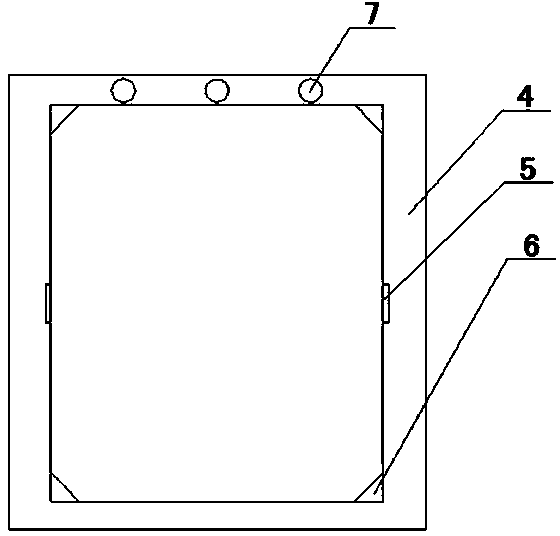 Light guide plate installing structure