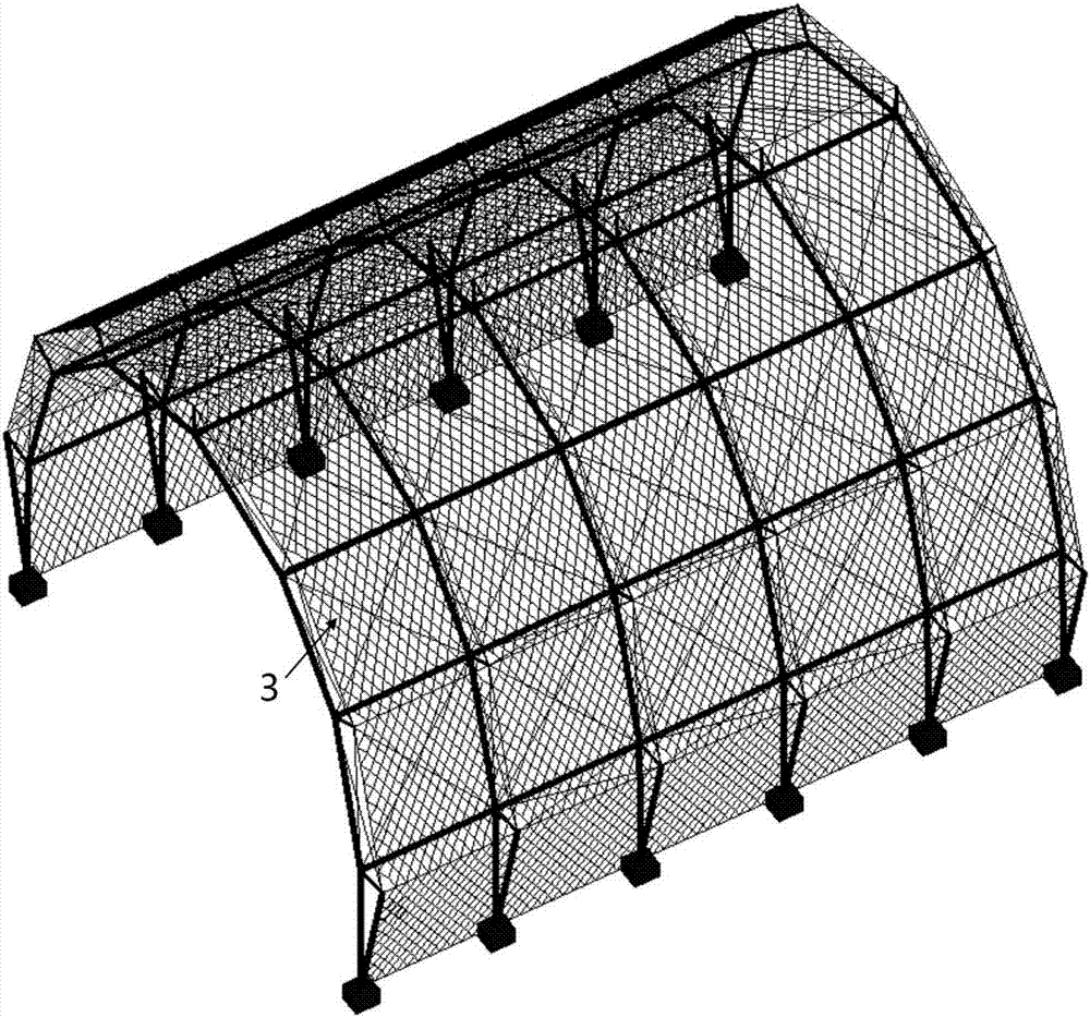 Flexible shed tunnel