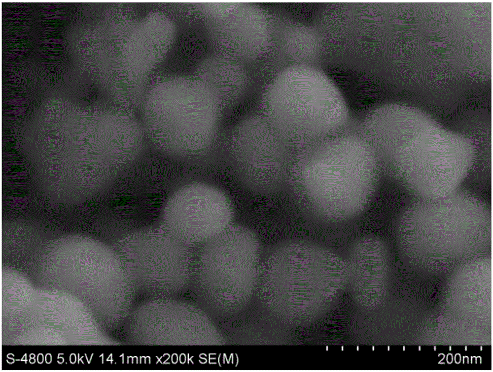 Rare earth-doped nanometer spherical TiO2 up-conversion compound and preparation method thereof