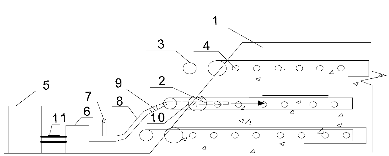 Method for governing bumping at bridgehead through multiple times of grouting