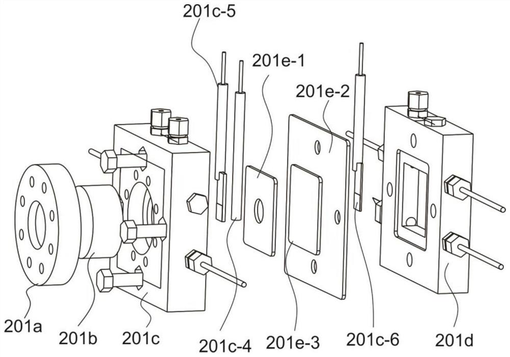 A high-voltage photoelectric catalytic reduction carbon dioxide experimental device