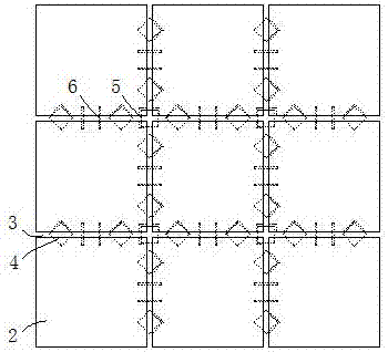 Concrete ground structure for industrial factory building