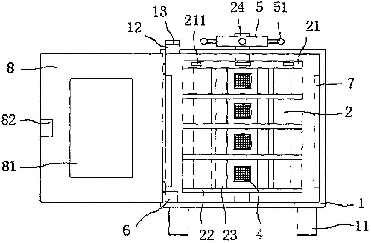 Box for sorting, placing and storing sports shoes