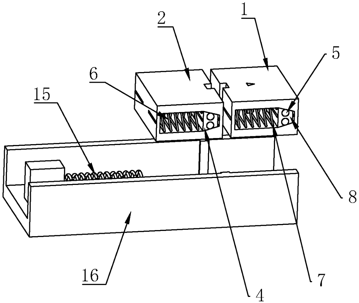 Feeding device of battery aluminum sheet