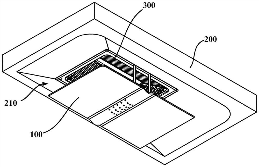 Smoke gathering plate for range hood and range hood