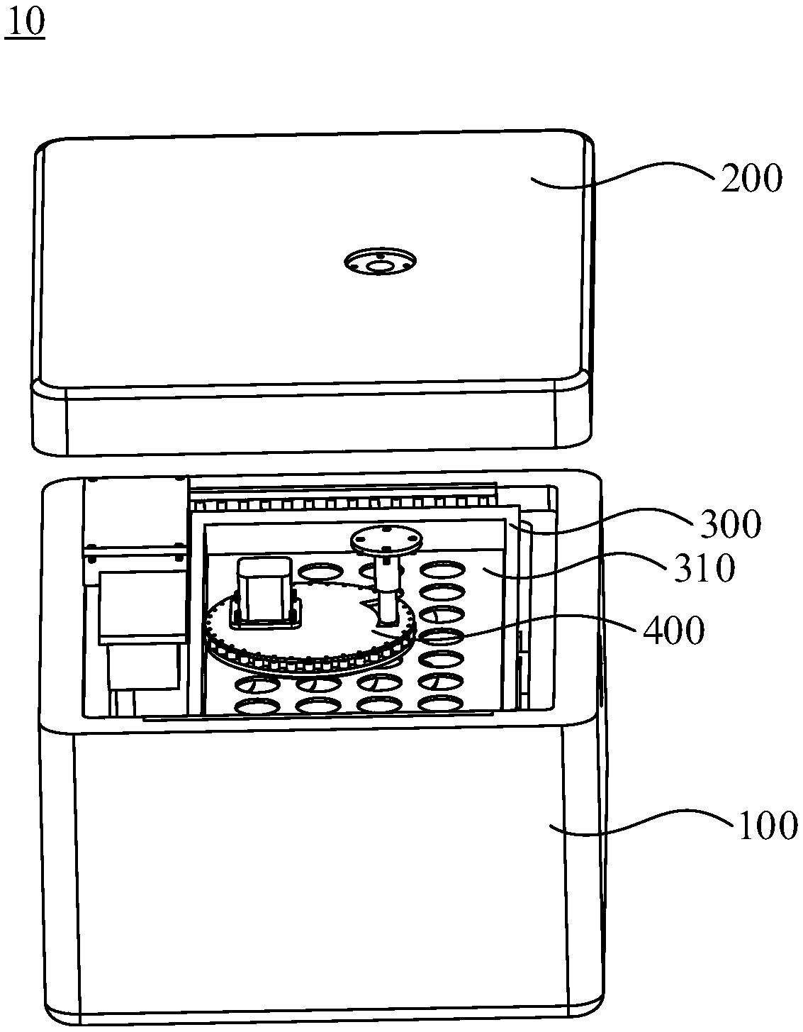 Blood platelet storage box