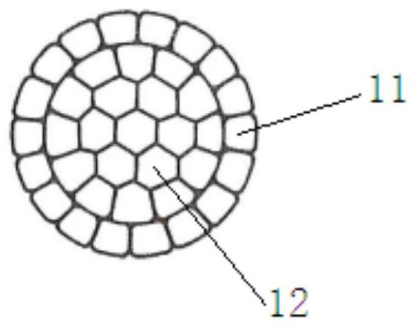 A kind of radiation cross-linked fire-resistant long-life cable and its preparation method