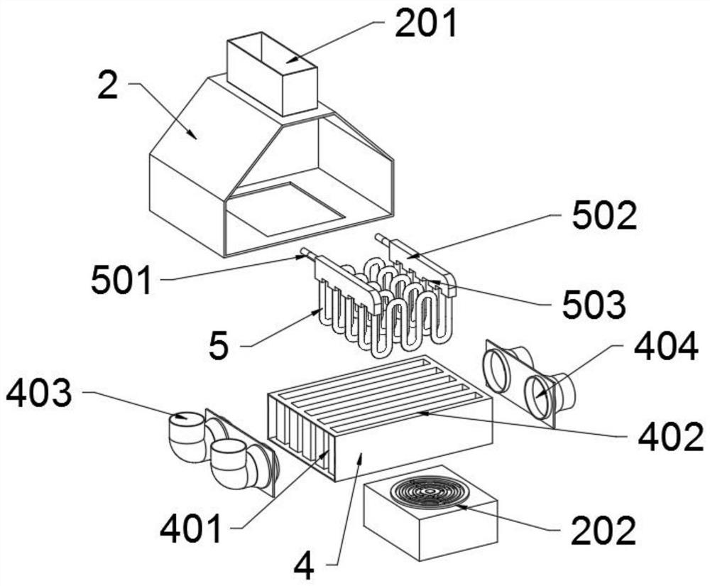 Heat recovery device of heating ventilation air conditioning system