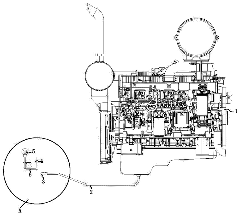 Diesel engine oil change detection system and oil change detection method