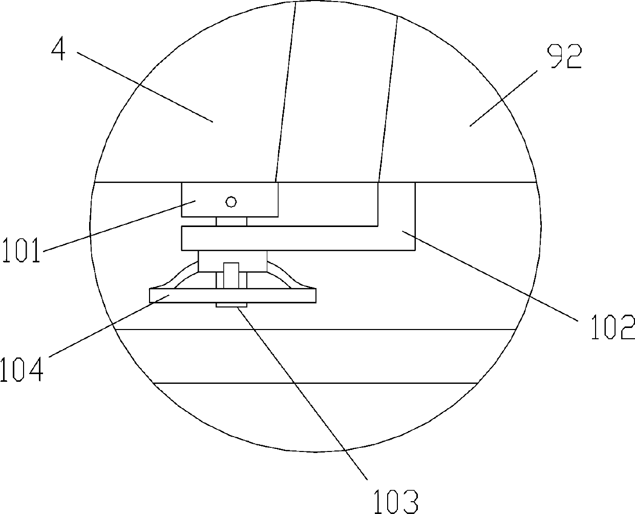 Heat exchange device for purifying industrial oil smoke