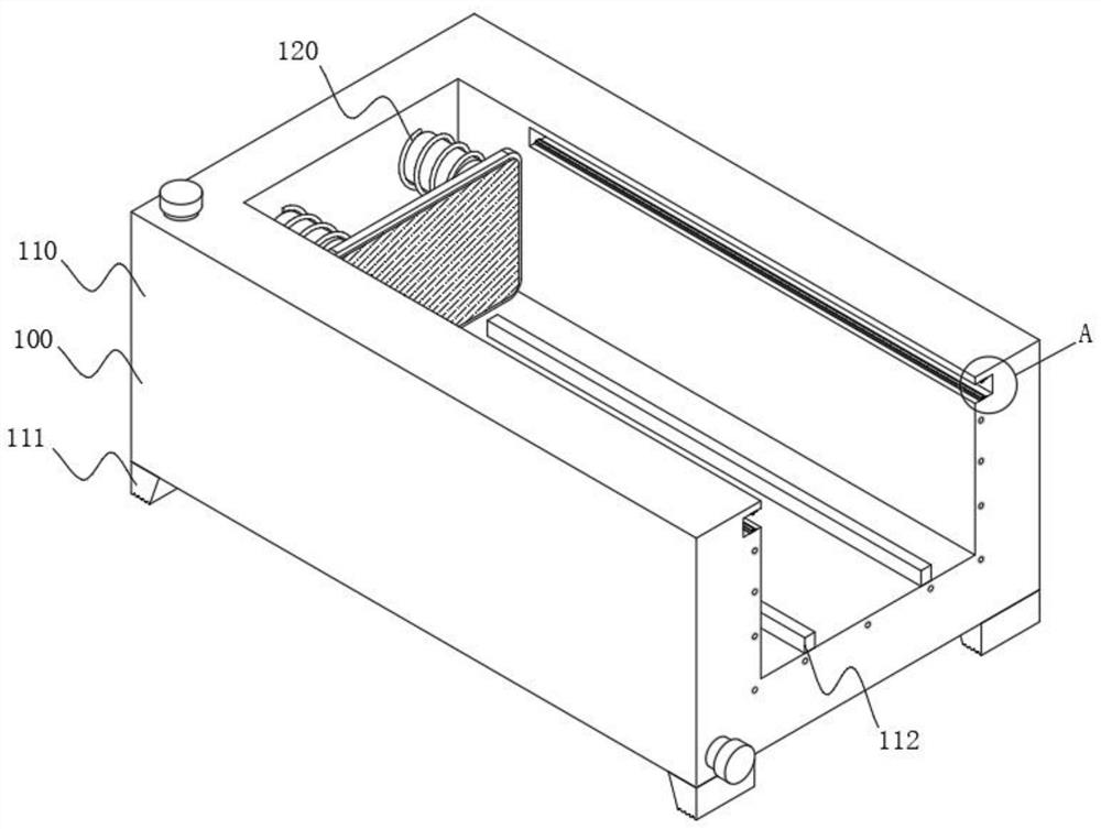 Graphene battery combination support based on guide rail movement and combination method thereof