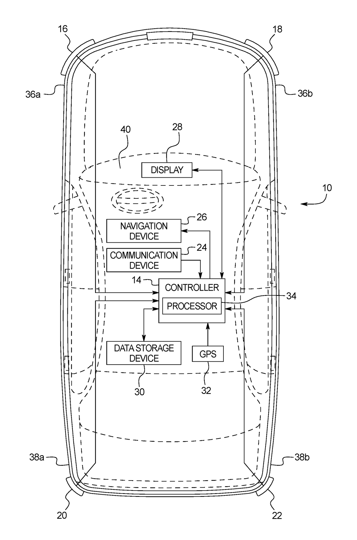 Vehicle control system based on social place detection